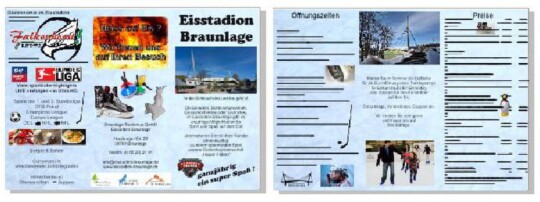 Eisstadion / Eishalle in Braunlage im Harz, Schlittschuhe, Eislaufen, Eisstockschiessen und Eishockey, Sport & Wintersport, Heiss auf Eis – dann kommt zu uns!